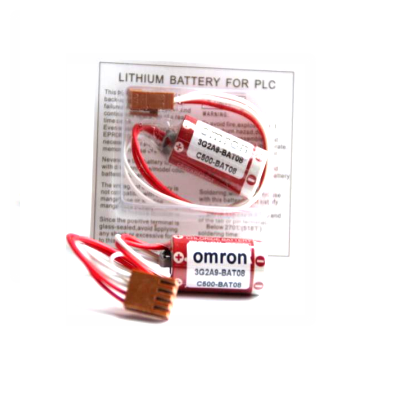Pin PLC Omron C500-BAT08 lithium 3.6v size 2/3A Made in Japan