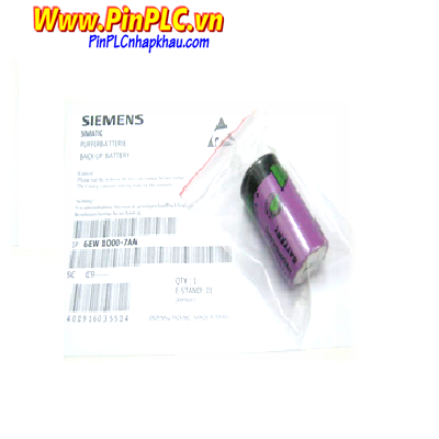 Pin Siemens 6EW-1000-7AA lithium 3.6v size D Made in Israel