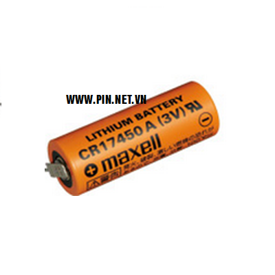 Pin Maxell CR17450 Lithium 3v Size 4/5A 2600mAh Made In Japan