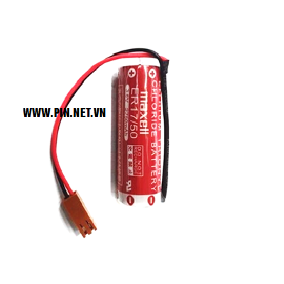 Pin Maxell ER17/50 Lithium 3.6v Size A 2750mAh Made In Japan